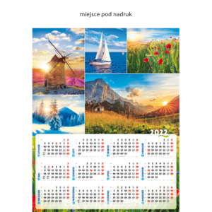 kalendarz plakatowy MIX | B82