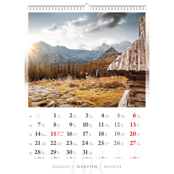 kalendarz wieloplanszowy NASTROJE | W119