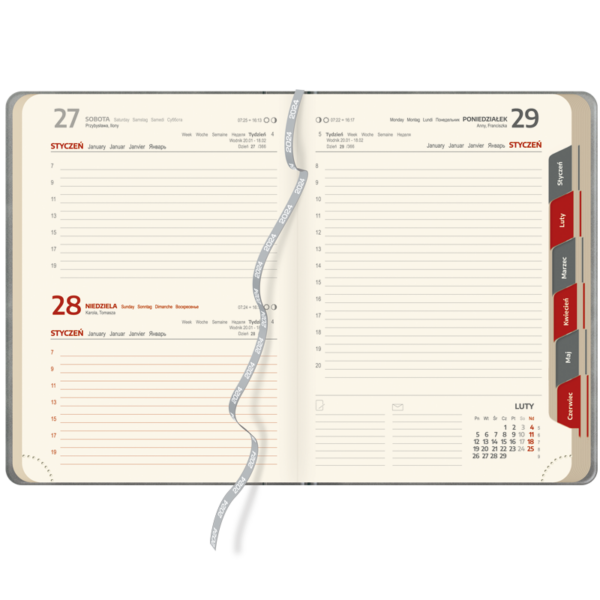 kalendarz książkowy A5 dzienny | KK20