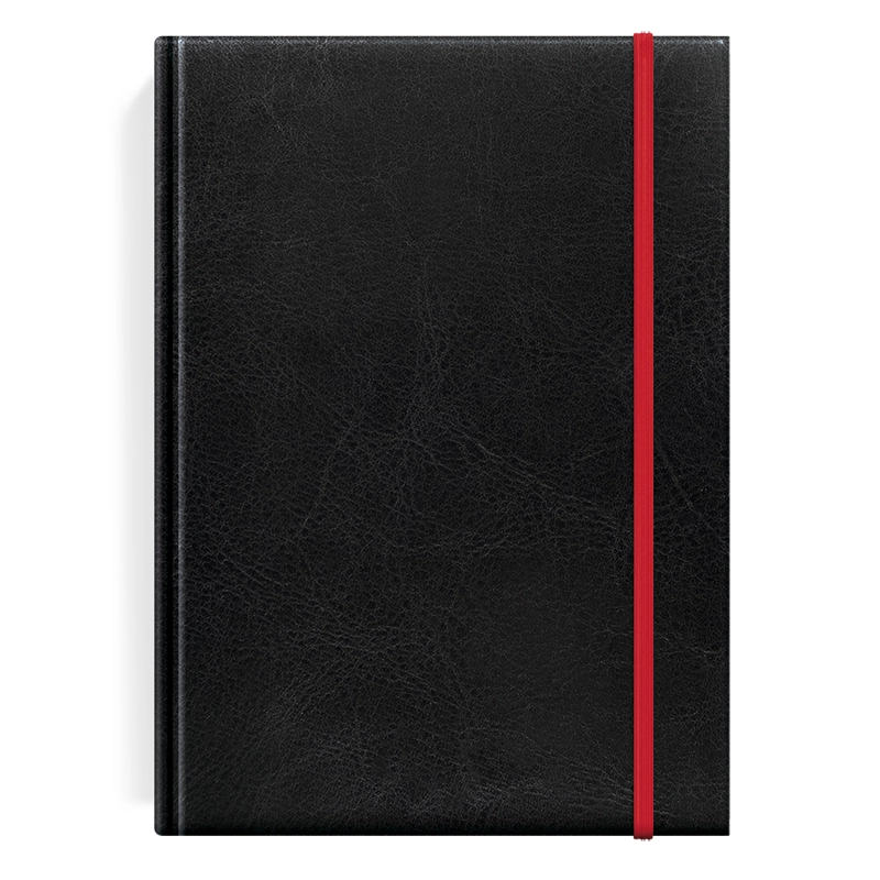 Notes A4 szyty z gumką zamykającą | A4 02