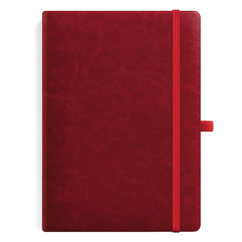 Notes A5 szyty z uchwytem na długopis i gumką zamykającą | N02